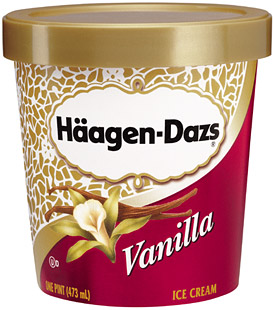 HAAGEN DAZ ICE CREAM (500ml) Vanilla