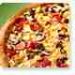 DOMINIC DELUXE - Green Pepper, Mushrooms, Onions, Jalepeno, Hams, Beef & Pepperoni (NEW) 12''