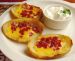 POTATO SKINS (5pcs) with cheese & topping of your choice